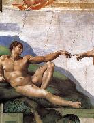 CERQUOZZI, Michelangelo Adam was born oil painting on canvas